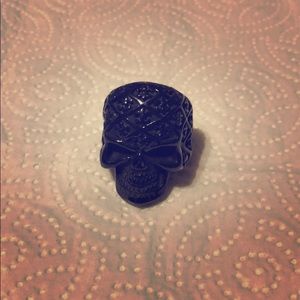 Skull black ring from Kamimura japan